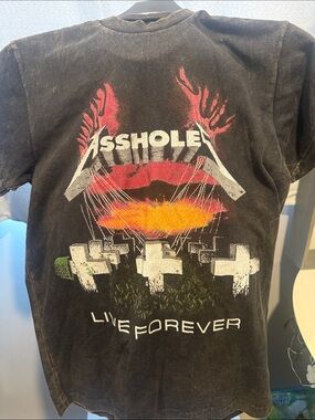 Assholes Live Forever Metallica Master Of Puppets
T-Shirt